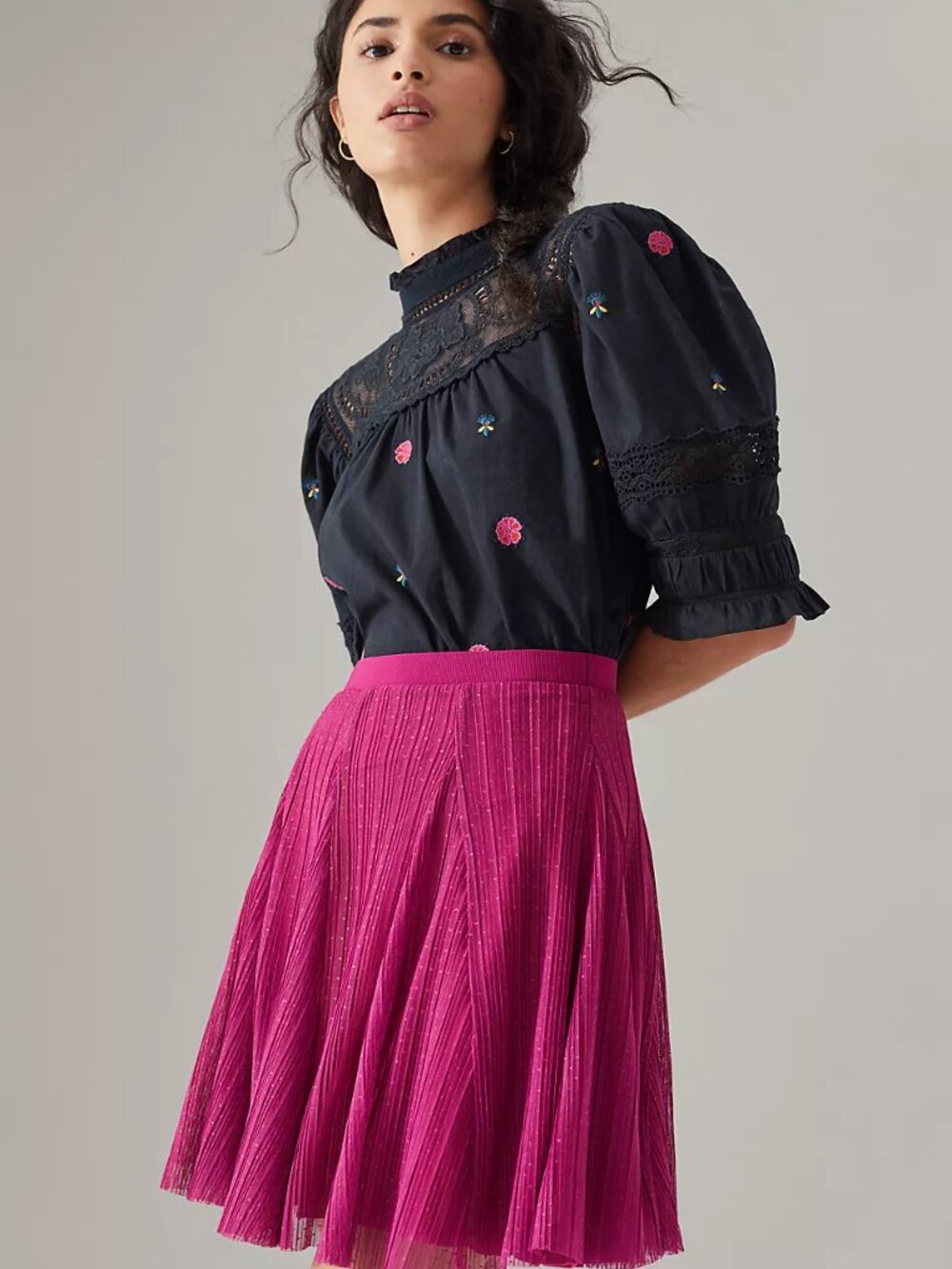Maeve Juliette Tulle Mini Skirt
